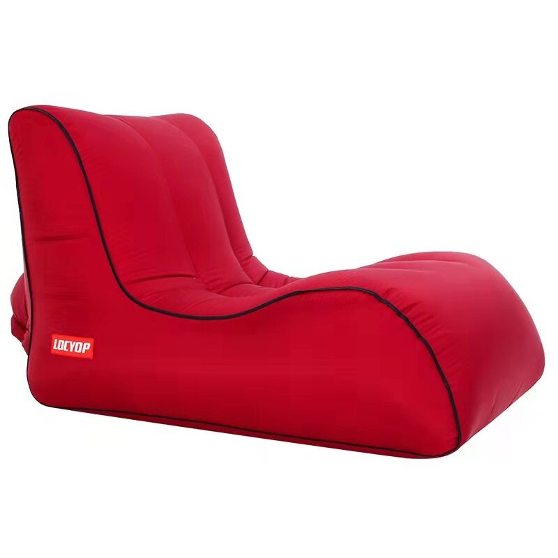 Sofá de aire inflable reclinable, silla de playa para acampar al aire libre, cama de aire para patio trasero, reclinerjardín