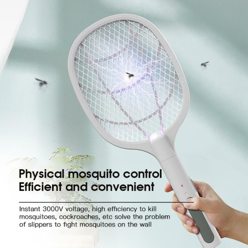 Venda quente assassino do mosquito elétrico assassino do mosquito elétrica mosquiteiro fly swatter armadilha moscas bug zapper assassino inseto controle de pragas