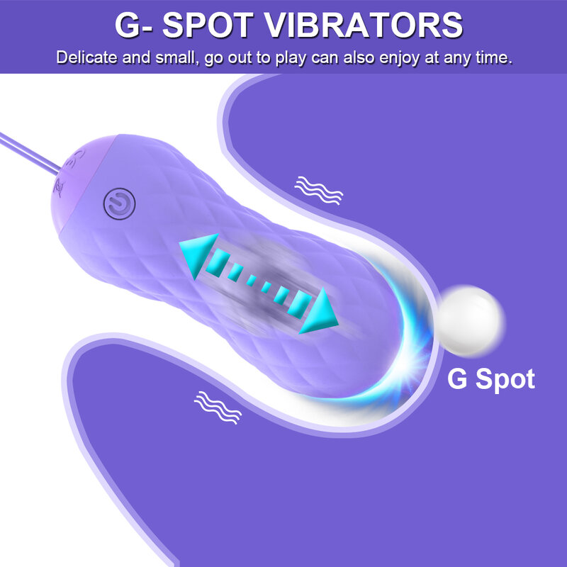 Telescopic หมุนไร้สาย Vibrating รักไข่ G Spot Clitoris Stimulator ช่องคลอด Vibrator เร้าอารมณ์ของเล่นเพศสำหรับผู้ใหญ่