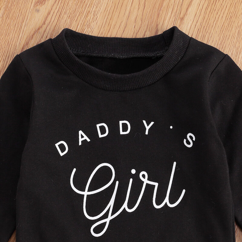 Newborn Baby Girls Sweatshirts Infant Long Sleeve O neck Thick Tee Casual Letter Print Tops 2020 New Spring Autumn Sweater