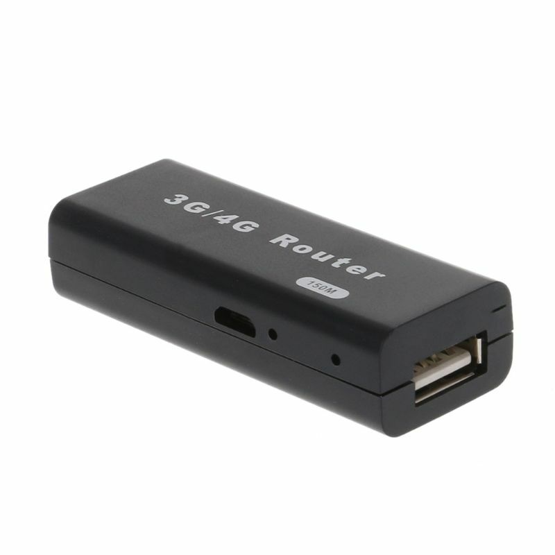 Mini przenośny 3G/4G WiFi Wlan Hotspot AP klient 150 mb/s Router bezprzewodowy USB nowy U1JA