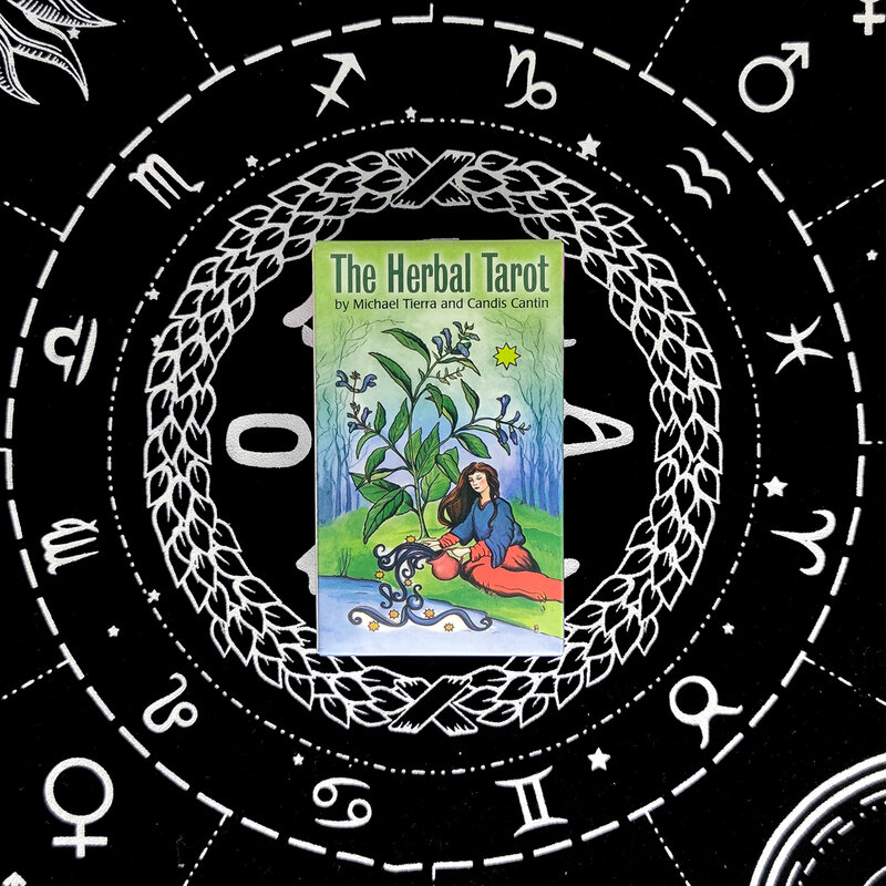 New The Herbal Tarot Cards Prophecy Divination Deck English Version Entertainment Board Game 78 sheets/box
