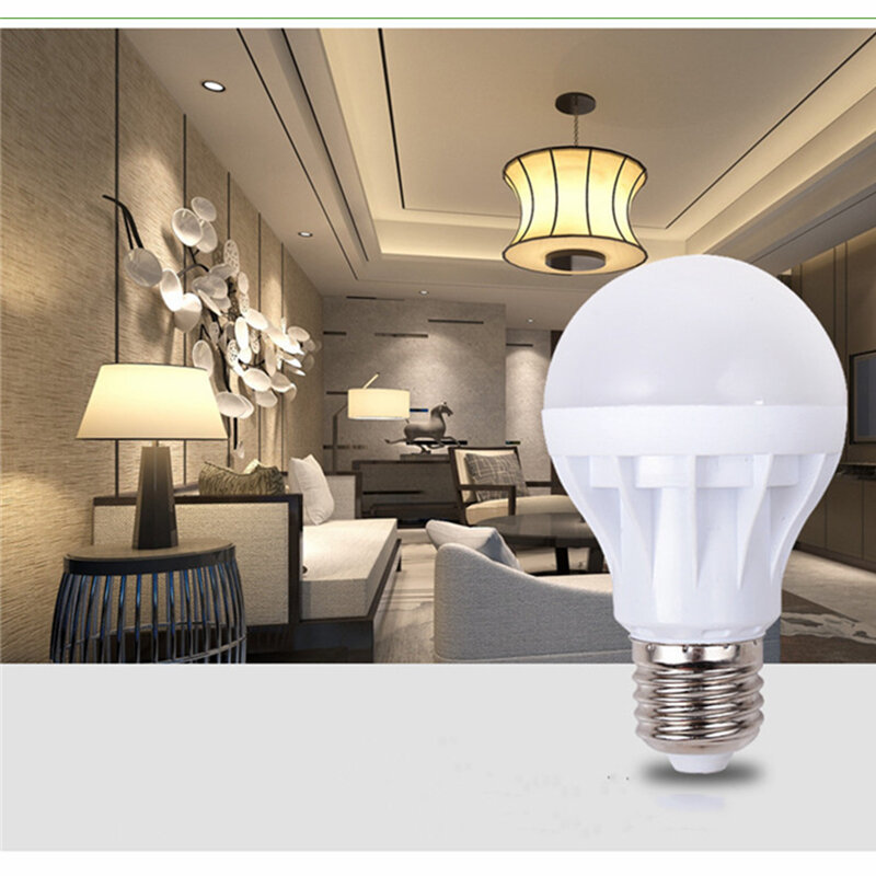 5pcs/lot  E27 E14 LED Bulb 5W 7W 9W 12W 15W LED Energy Lamp AC 220V Cold/Warm White Lampada LED Spotlight Table Lamp Lamps Light
