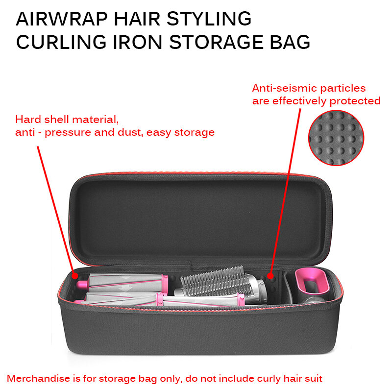 Pochette de voyage en Nylon résistant à l'usure, sac de rangement Portable, organisateur pour bâton à friser, étui de transport, boîte antichoc pour Dyson Airwrap