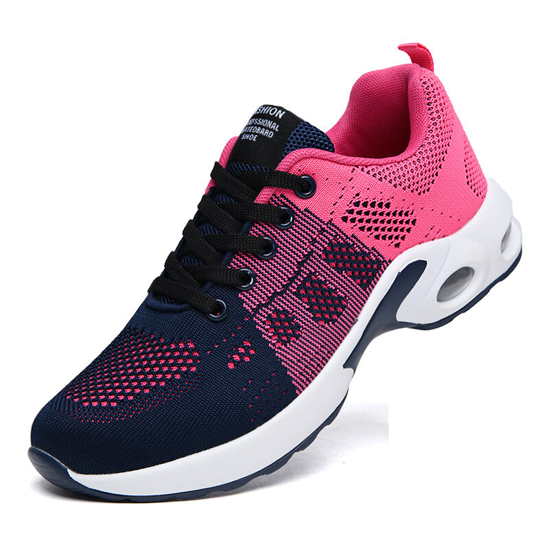 New Cheap Women Shoes Running Shoes Breathable Air Cushion Woman Sports Shoes Brand Lace-up Outdoor Sneakers Brand Fitness Shoes