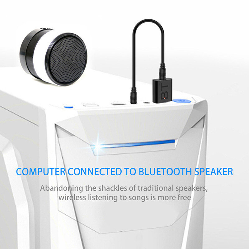 Módulo de Audio con Bluetooth para PC, adaptador Aux Bluetooth 5 0, receptor Bluetooth para TV, ordenador, auriculares y ratón