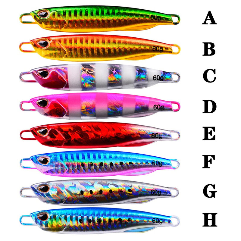 8 sztuk/zestaw jigowanie przynęta dużo przynęty przynęty Spinner metalowy łyżka przynęta na ryby Jigs japonia wędkarskiego Pesca Bass tuńczyk pstrąg Hot