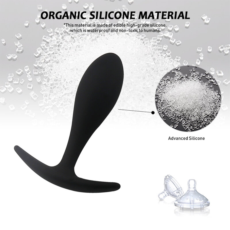 EXVOID-consolador Anal de silicona para hombres y mujeres, Juguetes sexuales de gelatina, masajeador de próstata y punto G, productos para adultos