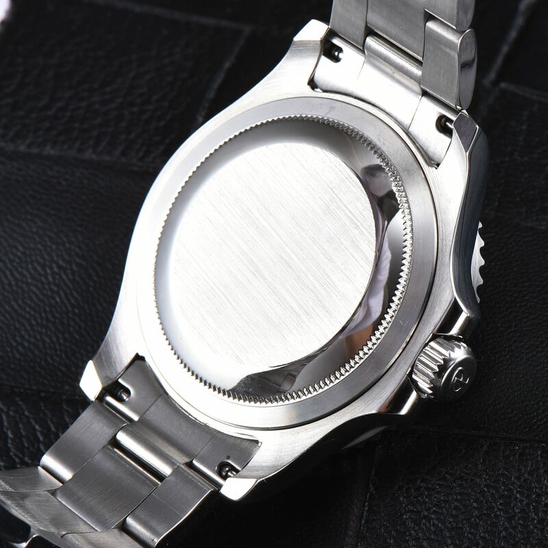 Moda parnis 40mm prata caso automático relógios mecânicos homens miyota 8215 pulseira de aço inoxidável relógio 2022 marca luxo superior