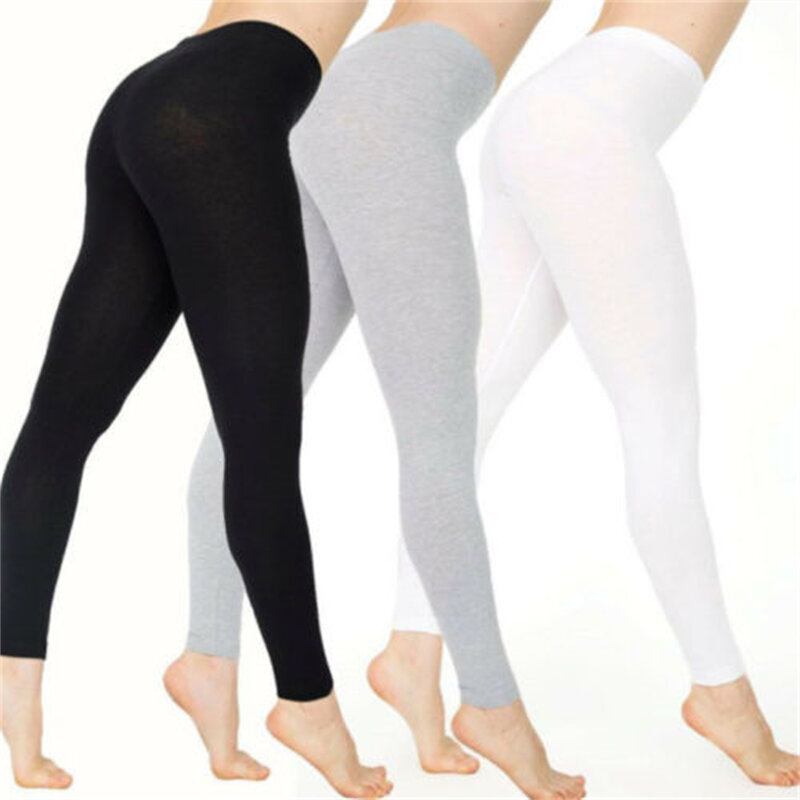 Pantalones de Yoga ajustado elástico para mujer, mallas de Yoga informales para gimnasio, pantalones deportivos para hacer ejercicio, Negro/blanco/gris S/M/L/XL/XXL