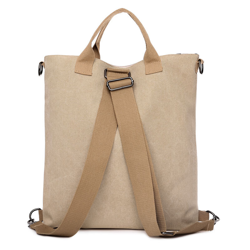 CGCBAG-Bolso cruzado de lona para mujer, mochila sencilla de gran capacidad, informal, de diseñador