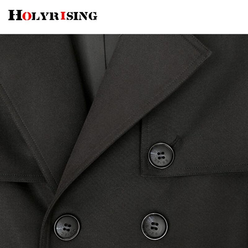 Plus tamanho 9xl masculino trench turn collar overcoats longo sólido moda blusão à prova de vento bonito windbreak bolsos casaco oversize