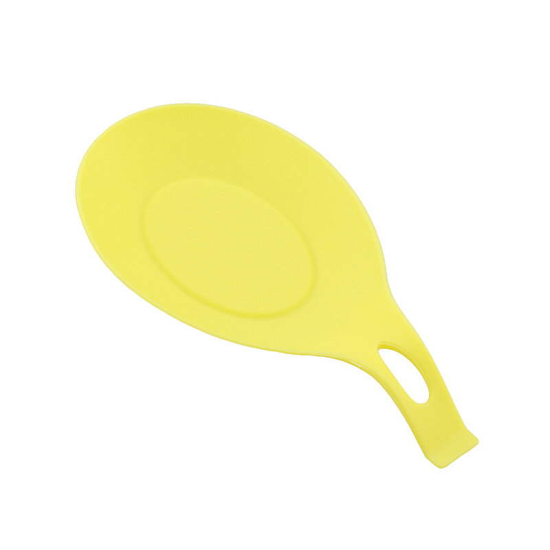 1Pcs Isolamento In Silicone Spoon Rest Resistente Al Calore Bere Sottobicchiere di Vetro Cucchiaio Vassoio Pad Mangiare Zerbino Vaso di Accessori Per la Cucina