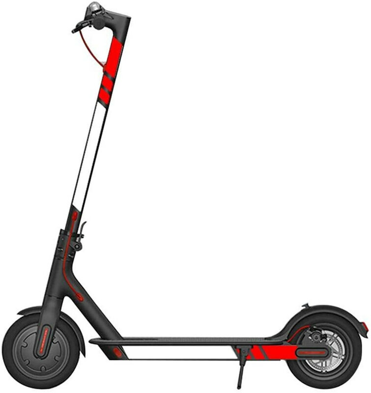 Adesivo refletivo para scooter elétrica, adesivo de pedal para condução noturna para xiaomi m365, acessórios scooter, à prova d' água e poeira