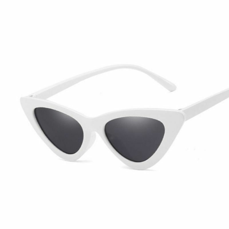 Vintage Fashion okulary przeciwsłoneczne Retro Cat okulary przeciwsłoneczne damskie trójkątne okulary przeciwsłoneczne Oculos De Sol UV400
