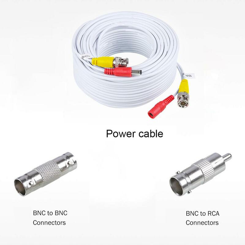 5~50M  camera Cable CCTV DVR Camera Recorder system Video  Cable DC Power Cable for cctv camera