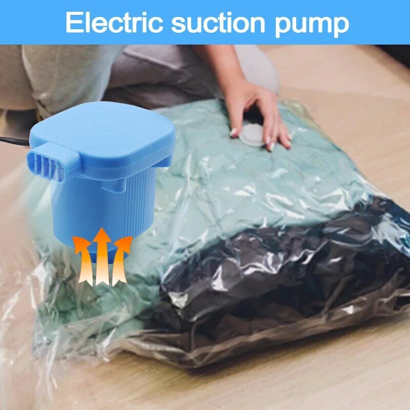 50W Elektrische Luftpumpe Vakuum Komprimiert Taschen Lagerung Taschen Elektrische Luftpumpe Bequem platzsparende Kleidung Bettwäsche Lagerung