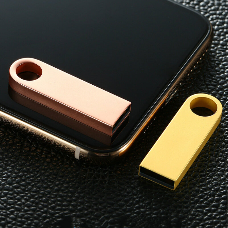 Memoria USB Mini Pendrive con capacidad Real de 64GB 32GB 1GB 4GB 8GB unidad Flash USB de Metal regalo al por mayor (más de 10 Uds. Con logotipo gratis)