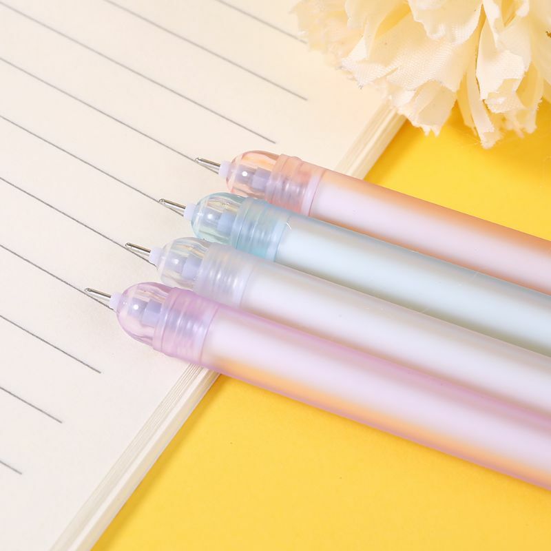 Stylo à Gel en cristal Kawaii pour enfants, stylo à plume pendentif neutre, fournitures de papeterie scolaires et de bureau, cadeau