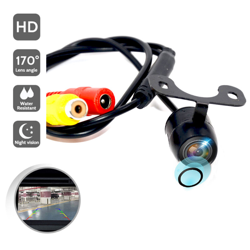 2021 HD Night Vision รถด้านหลังดูกล้องมุมกว้างที่จอดรถกันน้ำ LED Auto Backup Monitor Universal สำหรับ BMW