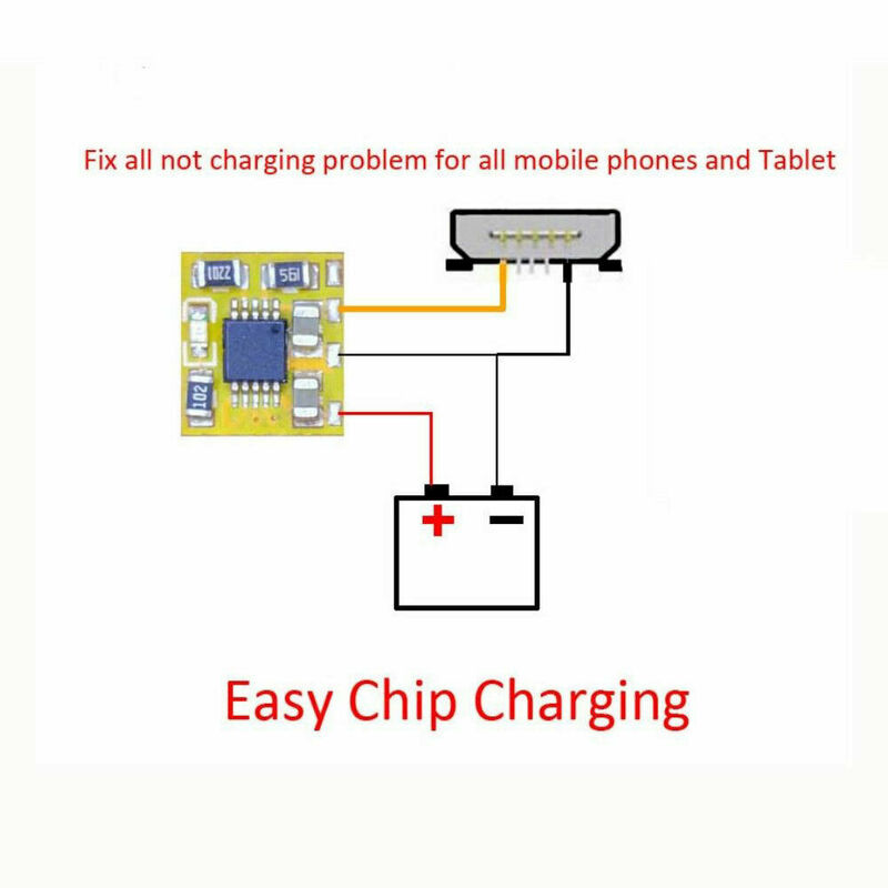 Простота зарядки IC чип доска модуль решить проблемы зарядки для IPhone и Android мобильный телефон, коробка с инструментами, инструменты для обслу...