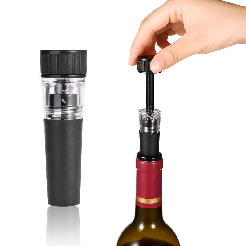Air Pump Wine Bottle Opener Air Pressure Vacuum Red Wine Stopper Beer Lid Opener Corkscrew Corks Out Tool Stainless Steel Pin