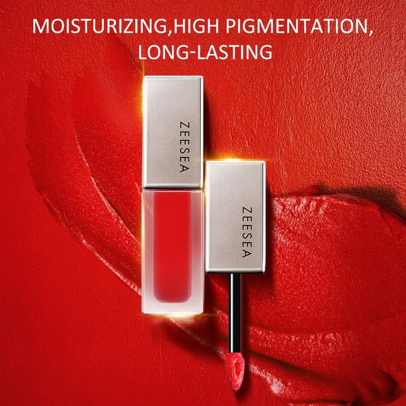 ZEESEA 14สีMattชุ่มชื่นLip Glossสีง่ายแต่งหน้าMaquiagem Lipgloss Long Lasting Cosmetic