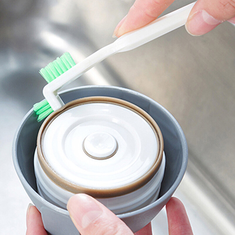3 pz/set spazzole per la pulizia del bollitore manico lungo spazzola per tazza di lavaggio della cucina spazzola per la pulizia dello spazio stretto portatile strumenti per la pulizia della casa