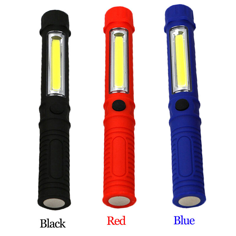가장 밝은 LED 작업 빛 휴대용 검사 빛 COB LED 손전등 자동차 수리 빛 미니 LED 작업 램프 자기 꼬리 램프