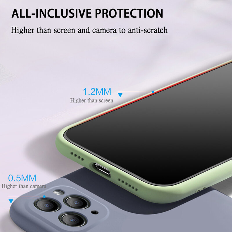 Housse en Silicone liquide d'origine pour iPhone 11 Pro Max étui de Protection pour iPhone 11