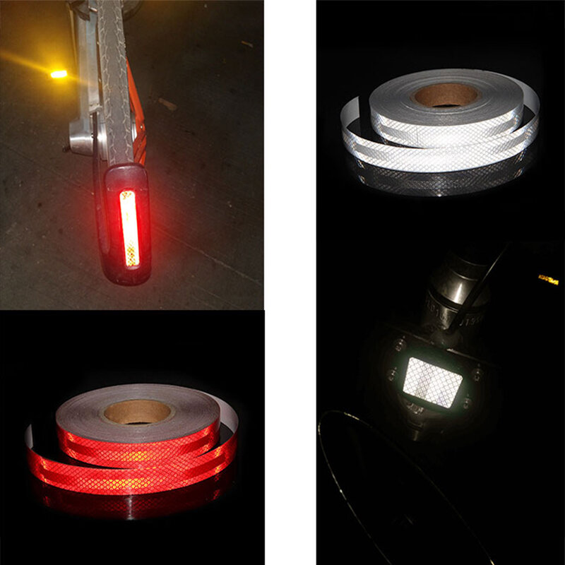 Super Strong Reflective Tape  Reflective Car Stickers Bike Sticker Reflector Strip Motorcycle Stickers Warning Signs Safety tape