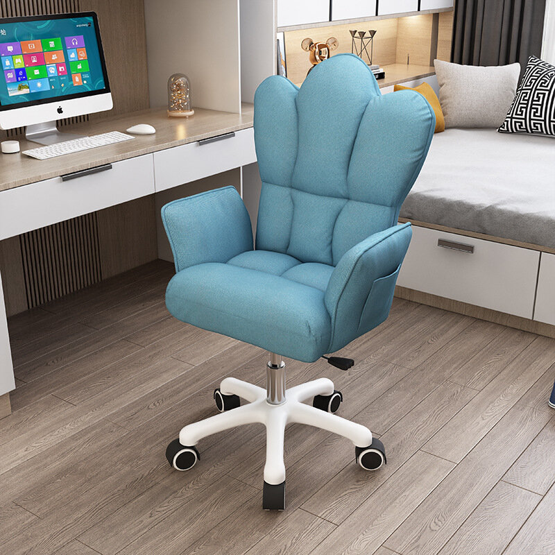 Multicolor Ergonomic Breathable Fashion Casual Folding Backrest Gaming Computer Chair Bedroom Office Reclining Swivel Chair