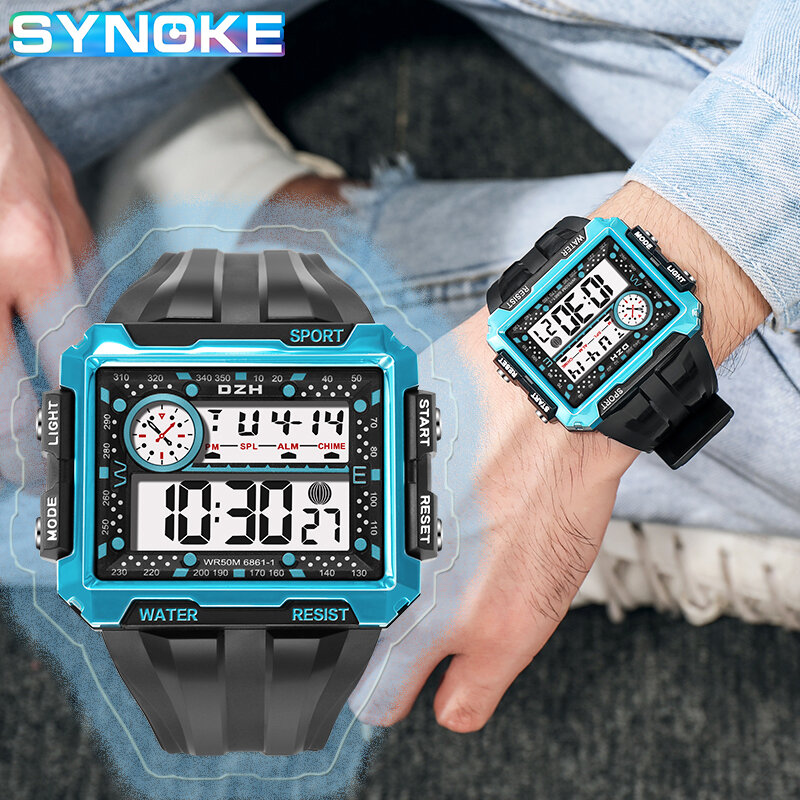 LED Digital Uhren Herren Luxus Marke Mode Für Männer Sport Uhr Wasserdichte Große Zifferblatt Alarm Armbanduhr Männlichen reloj deportivo Neue