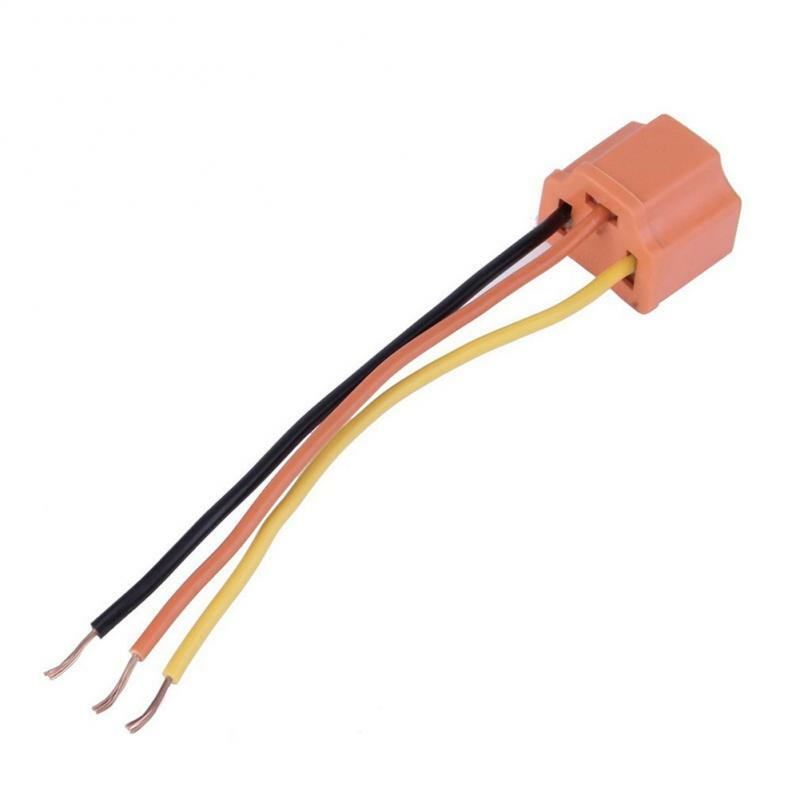 H4/9003/HB2 Vrouwelijke Pigtail Keramische Koplamp Connector Plug Adapter Socket