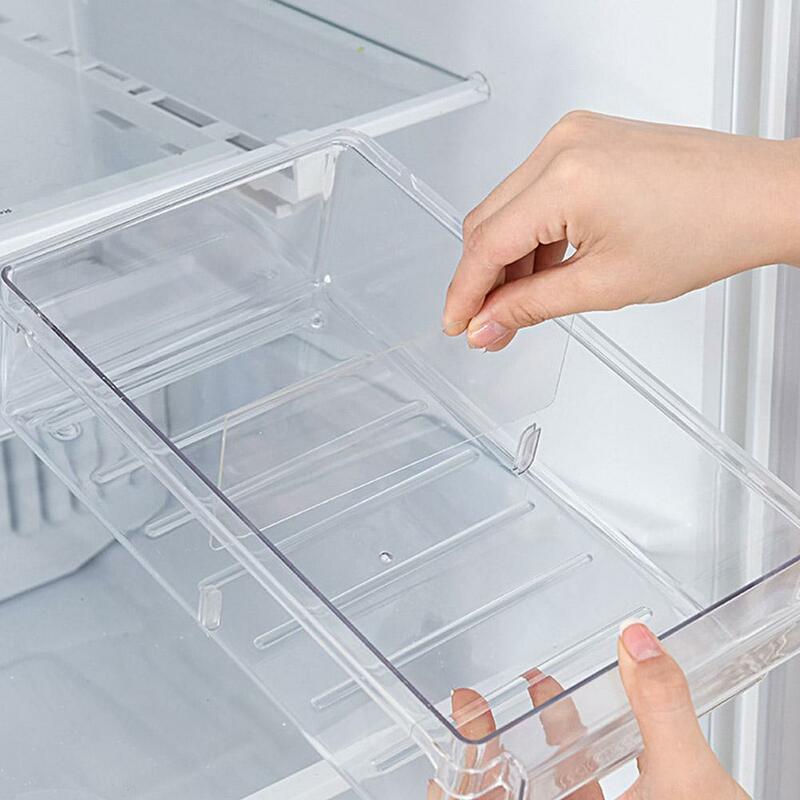 Kühlschrank Lebensmittel Frisch Halten Lagerung Box Multi-Zweck Raum Saver Kühlschrank Lebensmittel Container Ei Lagerung Schublade Organizer 40a