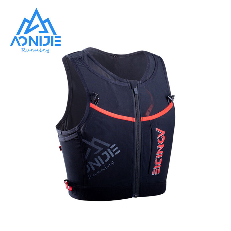 AONIJIE 10L Quick Dry Sports Backpack Hydration Pack Vest Bag With Zipper Running bag For Hiking Marathon Race Outdoor C9106