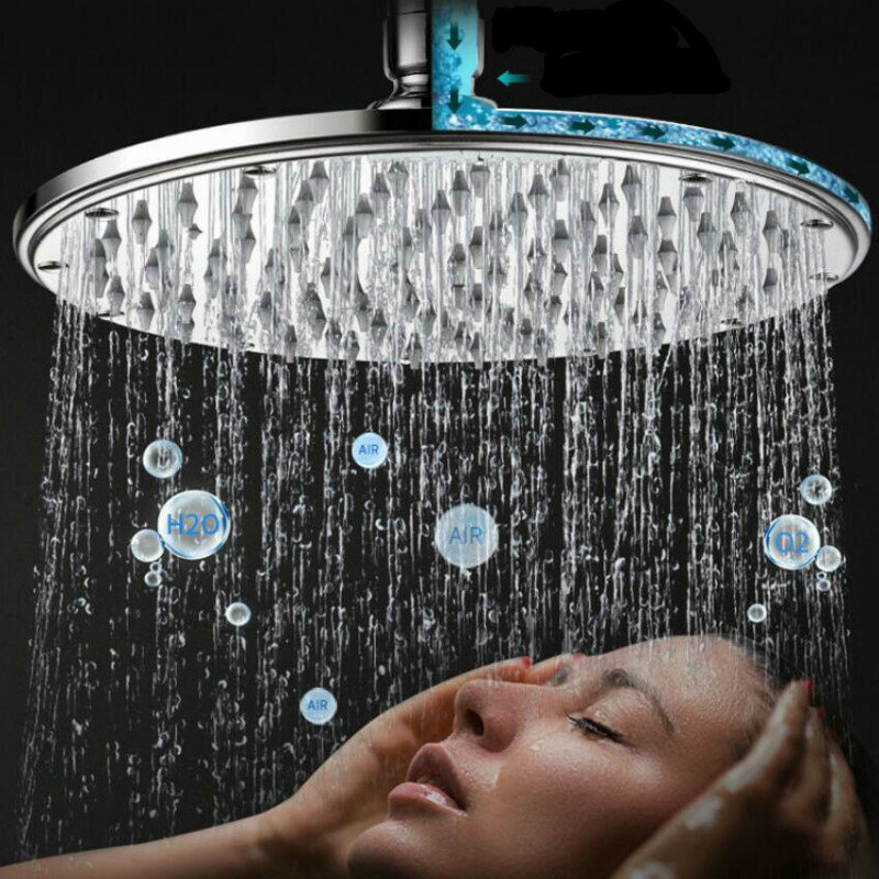 Druck Wasser sparende Dusche Top-Spray Große Dusche Kopf Haushalts Abnehmbare Reinigung Dusche Düse Universal Interface H8058