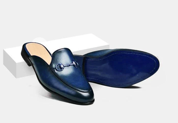 Sandales décontractées et confortables en PU pour hommes, chaussures paresseuses simples assorties avec tout HA574