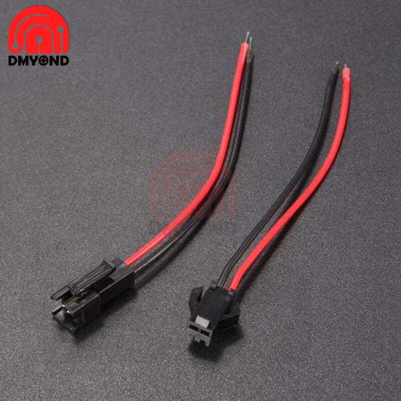 10CM 15CM 30CM JST SM 3PIN 3MM Aerial Docking Male Female Connector AWG Battery Charging Cable Socket Wire for LED Strips Lamp