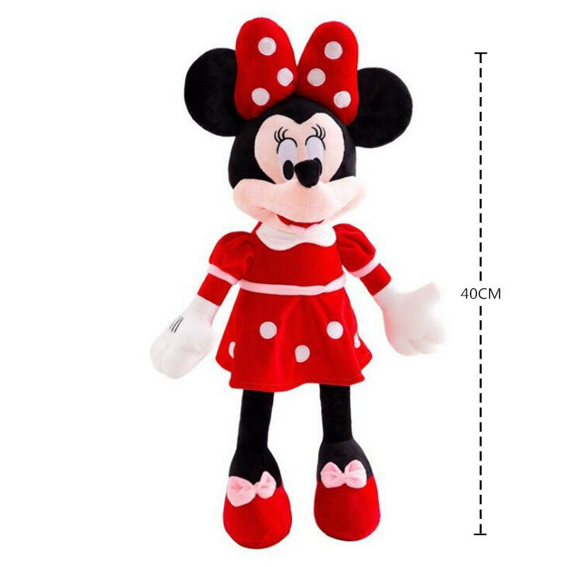 Disney Cute Mickey Mouse Minnie Plush Toys Animals Cartoon Stuffed Doll Disney Children Birthday Gifts