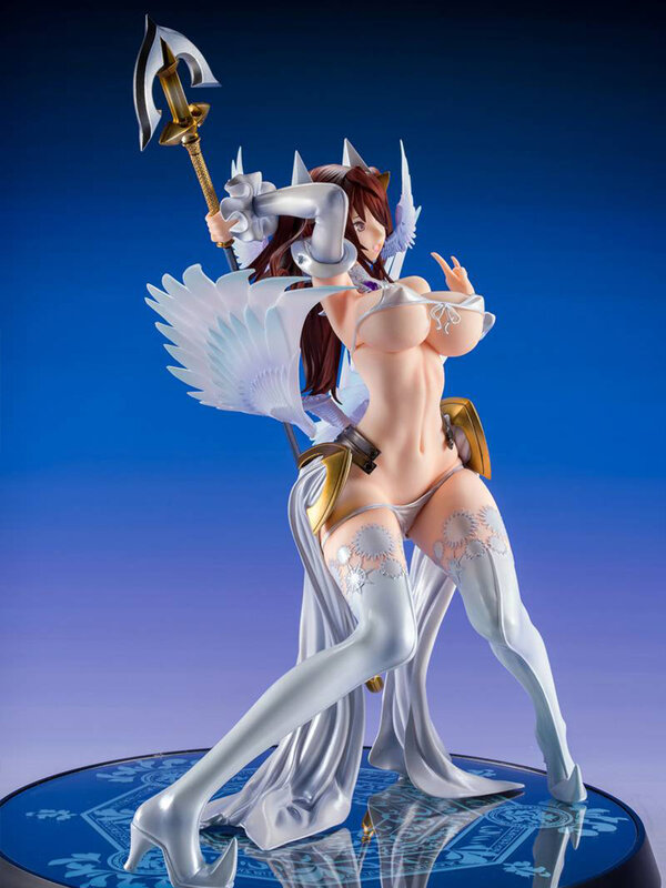 Hentai anime figuras raita branco puro mágico kuramoto erika bela menina figura de ação anime sexy figura coleção modelo brinquedo