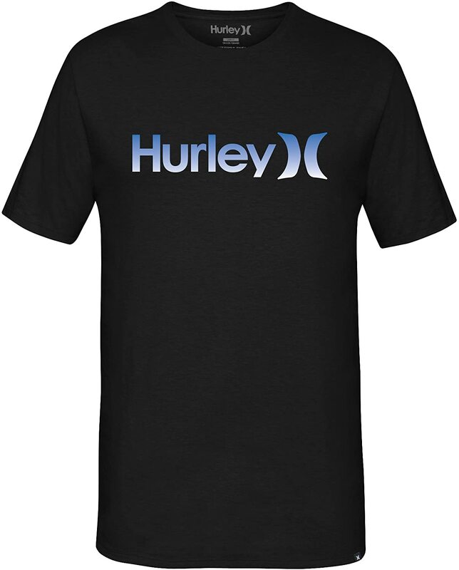Hurley masculino um & único texturizado manga curta botão para cima