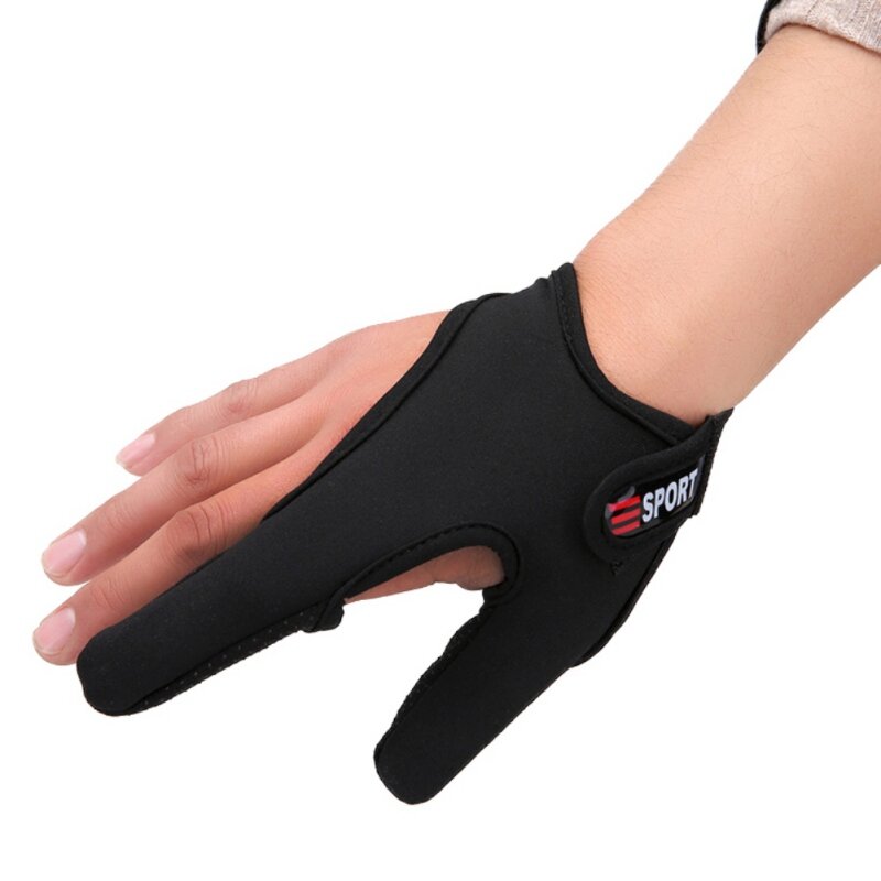 1 stücke Angeln Handschuhe 2 Finger Atmungsaktiv Handschuhe Wearable Anti-Slip Handschuhe Angeln Finger Protector