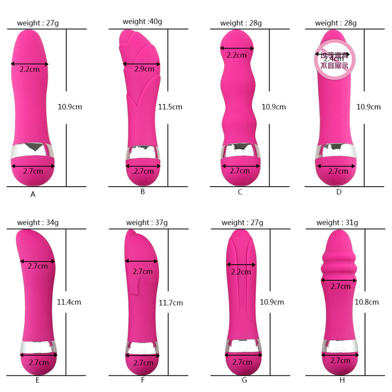 Vibradores de tomada anal, 8 modelos, brinquedos adultos, ponto g, clitóris, massageador, masturbador feminino, bala, brinquedos sexuais para mulher
