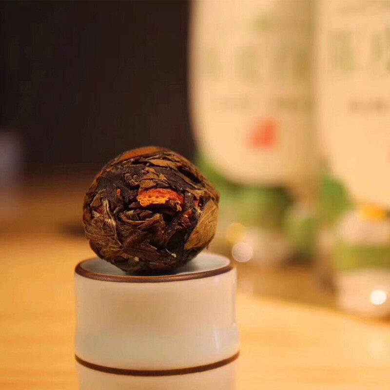 6A tè cinese Fujian Chen Pi las Bai Cha compresso Mini Pu'er Tea Fuding vecchio tealipido bianco-riduzione e bellezza spedizione gratuita