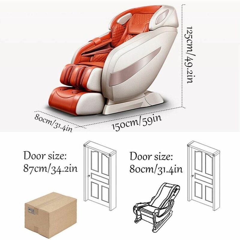 3D Massage Chair Electric Massage Chairs Professional relaxation Air massager with Shiatsu, rocking, vibration, Airbag,
