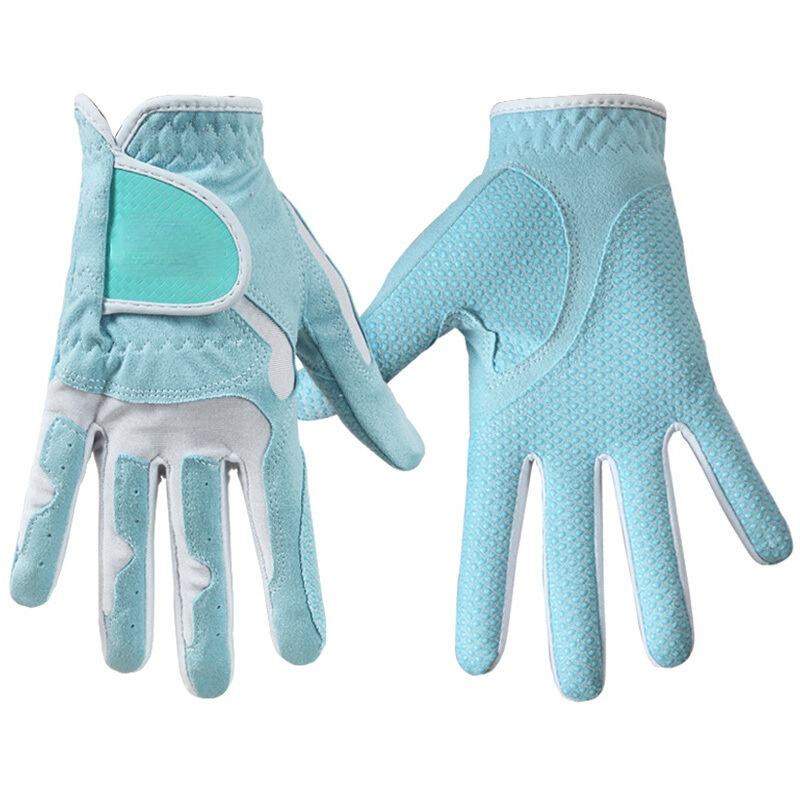 Нескользящие перчатки для гольфа из микрофибры, впитывающие пот, увеличивающие трение, дышащие, эластичные перчатки для гольфа