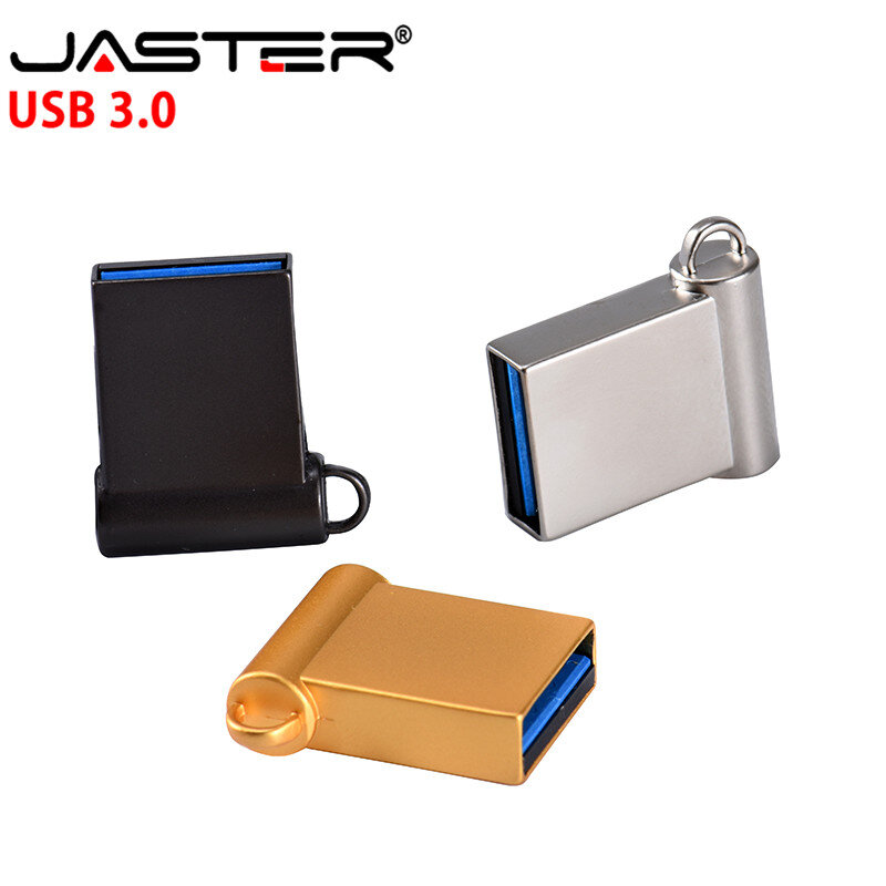 JASTER Mini 3.0 محرك فلاش USB 4 جيجابايت 8 جرام 16 جرام 32 جرام 64 جرام Pendrive المعادن القلم محرك عالية السرعة USB عصا USB فلاش (أكثر من 10 قطعة شعار مجاني)