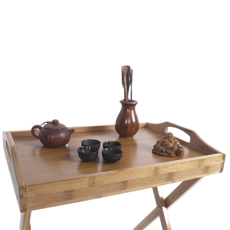 Mesa de jantar dobrável longa durável, mesa de jantar dobrável para casa de cor de madeira