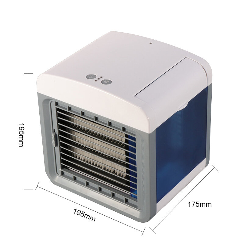 Mini condicionador de ar portátil ventilador de refrigeração de ar do desktop umidificador purificador de ar para o escritório sala em casa ventilador de refrigeração de ar
